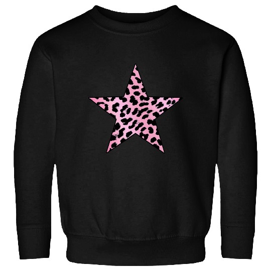 Leopard Pattern Light Pink Burlesque Animal Print Cheetah Sweatshirts