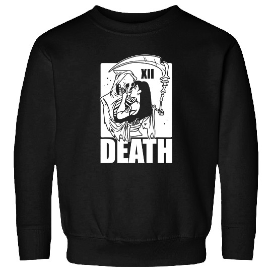 Death Tarot Card Black Magic Witchcraft Fortune Telling Sweatshirts