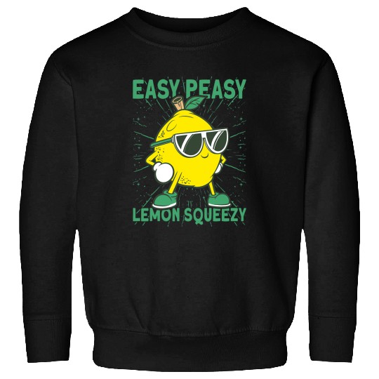 Easy Peasy Lemon Squeezy Lemonade Stand Crew 1 Sweatshirts