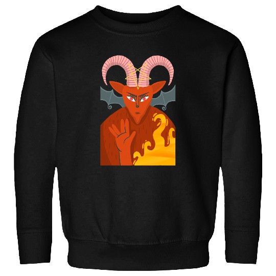 Devil vintages Tarot Card Magic Occult Supernatural Sweatshirts