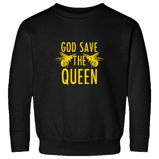 Bee Beekeeping God Save The Queen Bee Beekeeper Beekeeping Gift 27 Beekeeper Sweatshirts