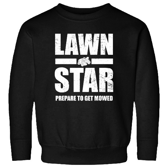 Funny Lawn Mower Mowing Corn Star Yard Work Lawn Tractor Sweatshirts
