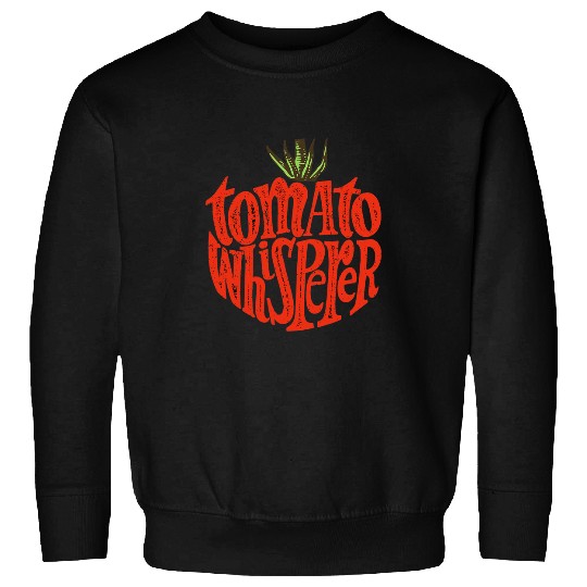 Tomato Whisperer Gardener Vegetable Drawing Sweatshirts