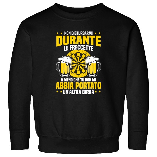Mens Darts targets Do Not Disturb Me During Darts Sweatshirts