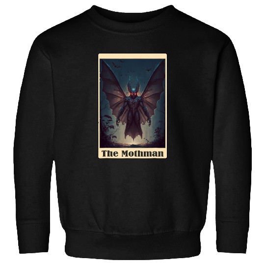 Mothman Tarot Card cryptid cryptozoology Sweatshirts