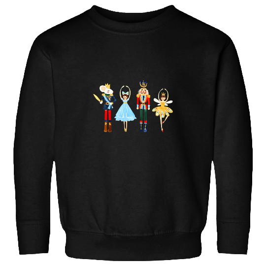 Nutcracker Squad Ballet Dance Matching Family Christmas 3 Sweatshirts
