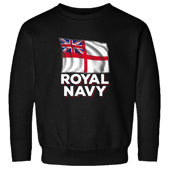 Royal Navy Sailor Britain Flag Union Jack Ensign Ship Sweatshirts