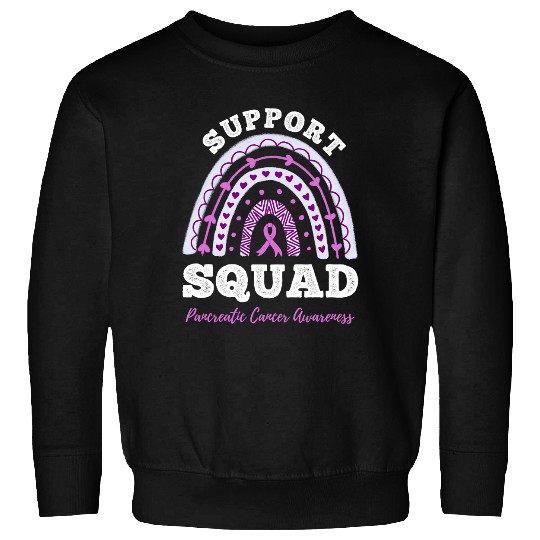 Support Squad Pancreatic Cancer Awareness 2 Sweatshirts