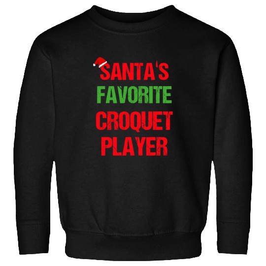 Croquet Player Funny Pajama Christmas Gift 2 Sweatshirts