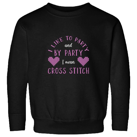 Cross Stitch 2 Sweatshirts