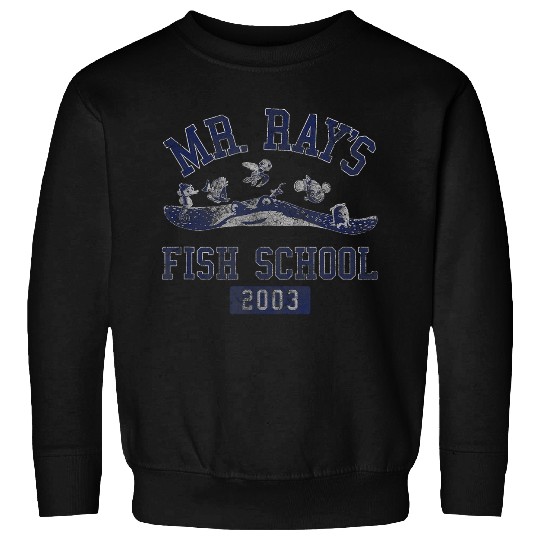 Disneyss Pixars Finding Nemo Mr Rays Fish School 2003 Poster Sweatshirts