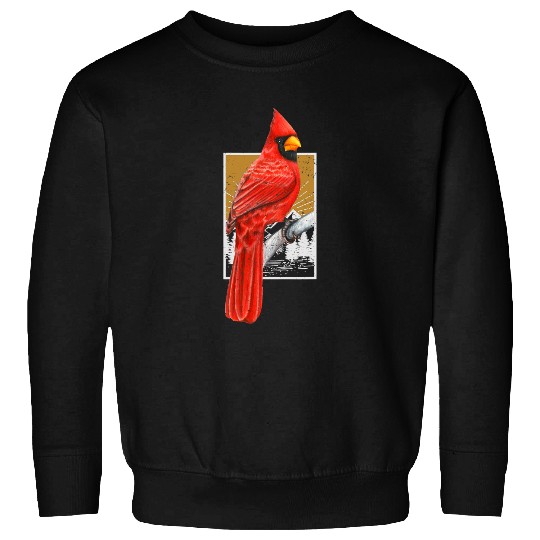 Red Cardinal Bird Watcher Bird Watching vintages Nature Bird 1 Sweatshirts