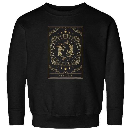 Pisces Horoscope And Zodiac Symbol Sweatshirts