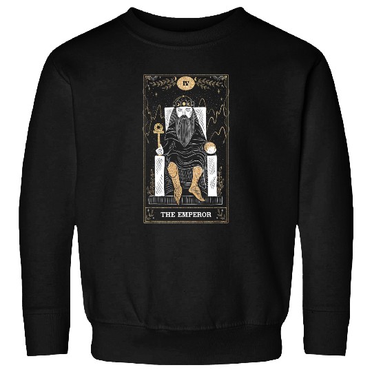 The Emperor vintages Tarot Card Magic Occult Supernatural Sweatshirts