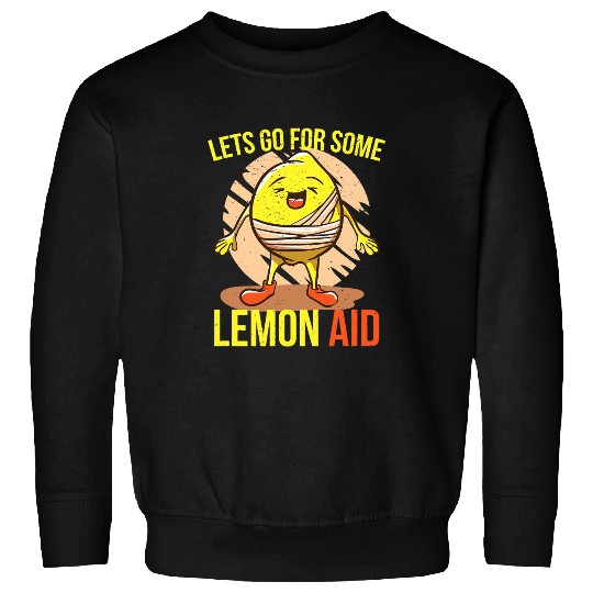 Lets Go For Some Lemon Aide Lemon First Responder Paramedic Sweatshirts