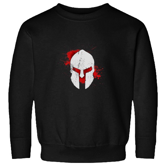 Spartan helmet sparta warrior Greece warriors Sweatshirts
