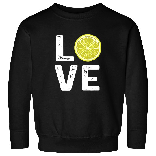 Love Lemon Halloween Costume Team Fun Lemons Lovers Sweatshirts