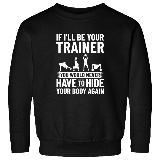 Workout Training Personal Trainer Outfit Workout Instructor Sweatshirts