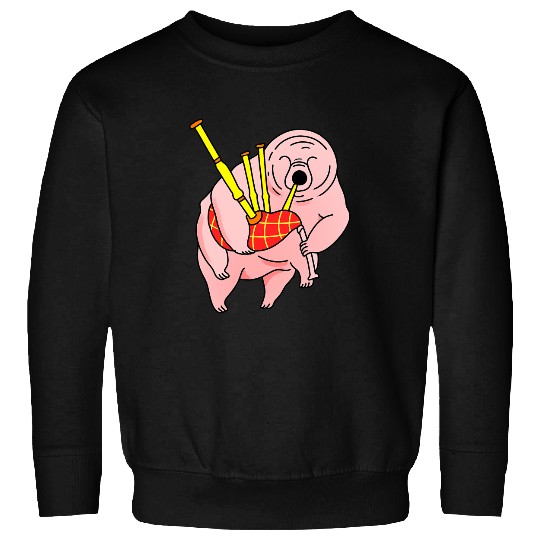 Teacher Job Tardigrade Playing Bagpipes Microbiologist Sweatshirts