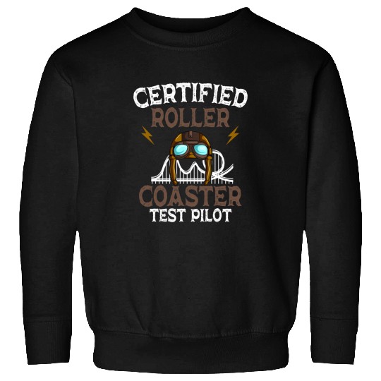 Pilot Job Certified Roller Coaster Pilot Sweatshirts