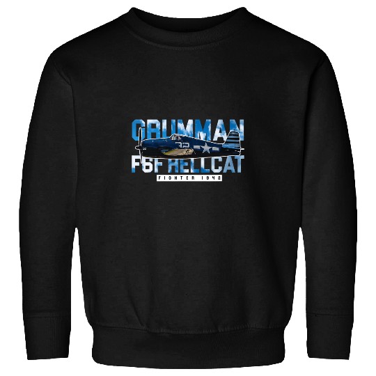 Pilot Job F6F Hellcat Gift WW2 Warbird Fighter Pilot Gift Sweatshirts