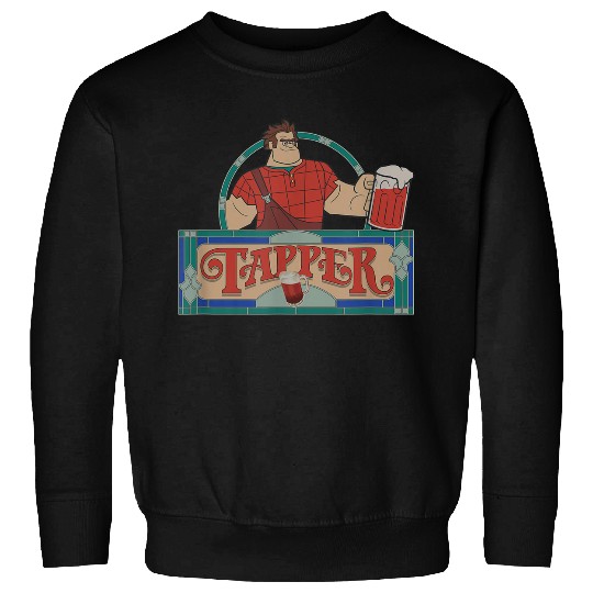 Disneyss Wreck it Ralph Tapper Root Beer Bar Vintages Logo Sweatshirts