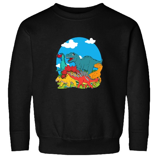Dinosaur Dino Paradise For Dinosaur Lovers Dinosaur Sweatshirts