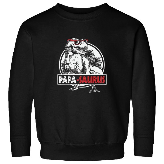 Dinosaur Dino papasaurus t rex papa saurus dinosaur men dad daddy Sweatshirts