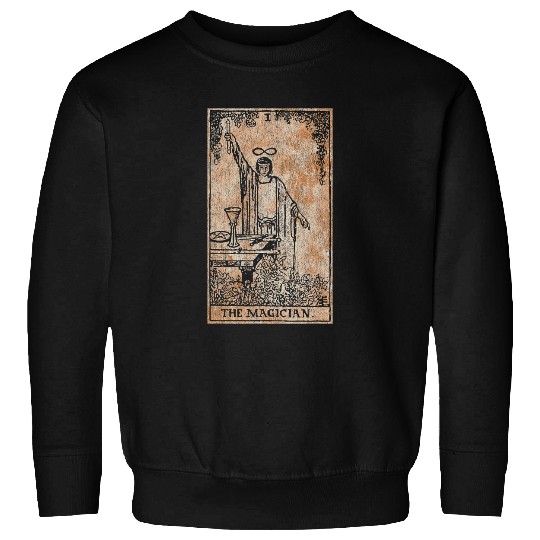 The Magician vintages Tarot Card Magic Occult Supernatural Sweatshirts