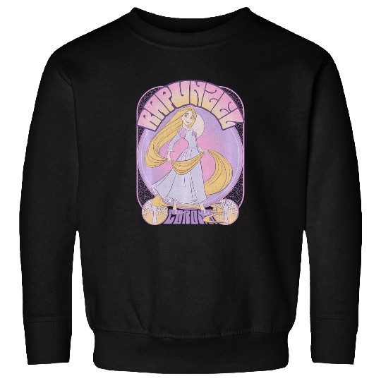 Disney Tangled Rapunzel Seventies Retro Poster Sweatshirts