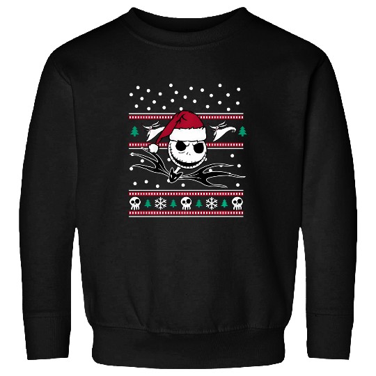 Disney Nightmare Before Christmas Jack Bw Sweatshirts