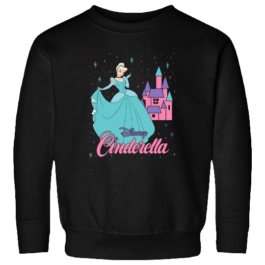 Disney Princess Cinde Retro 90s Long Sleeve Sweatshirts