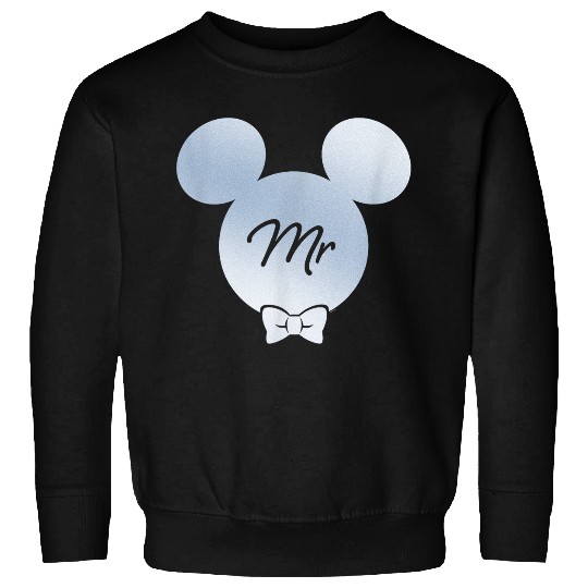 Disneyss Wedding Matching Mickey Bow Tie Husband Groom Mr Sweatshirts