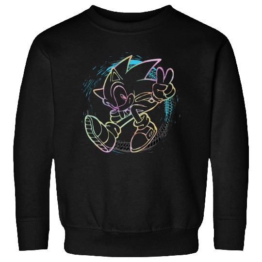 Sonic The Hedgehog - Sonic Full Speed - Type B - Colorful - Sonic The Hegdehog - Sweatshirts