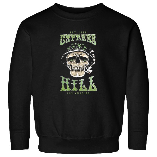 Cyprus Hill Smoking Skull Sweatshirts 80s