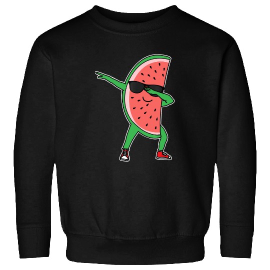 Dabbing Watermelon Kawaii Dab Summer Fruit Melon Sweatshirt