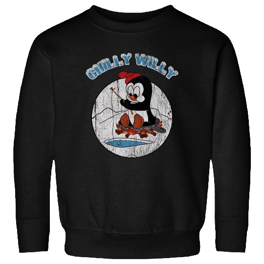 Distressed Chilly willy - Chilly Willy - Sweatshirts
