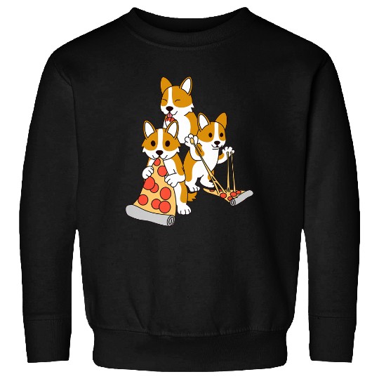 Pizza Corgi Dog Sweatshirt