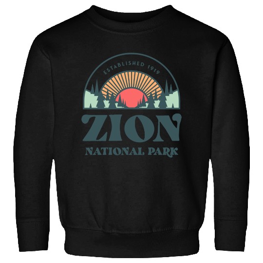 Retro Style Utah Zion National Park Sweatshirt