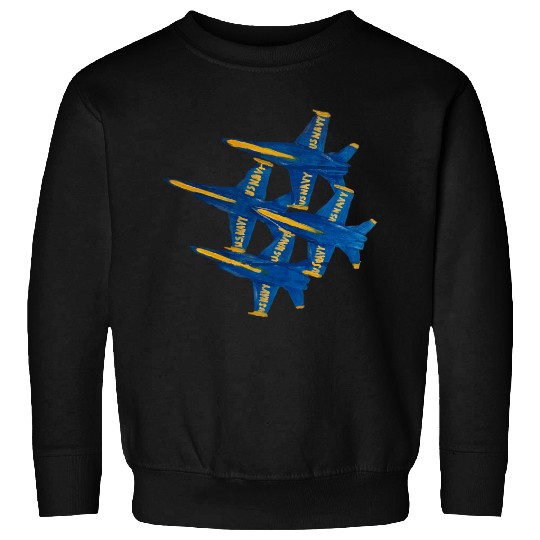 Navy Blue Angels - Navy - Sweatshirts