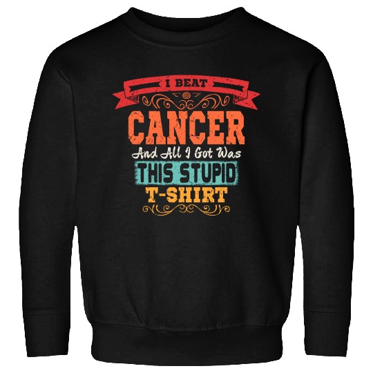 Cancer Retro Awareness Survivor Gift Sweatshirt