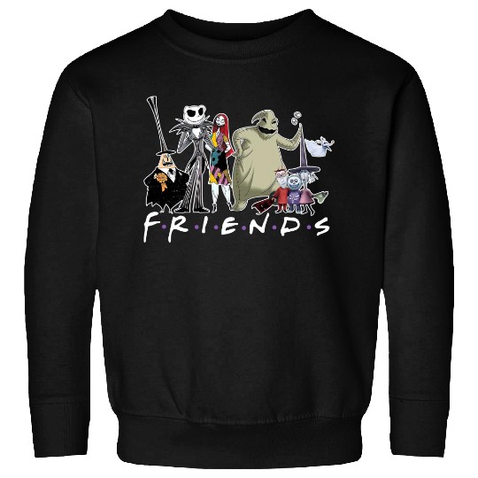 Nightmare Before Christmas Characters Friends Halloween Sweatshirt