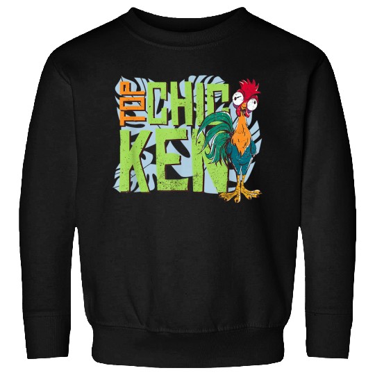 Disneyss Moana 2 Hei Hei Top Chicken Tropical Panel Sweatshirts