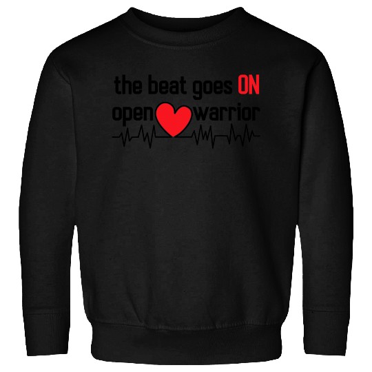 Post Heart Surgery Sweatshirt Open Heart Warrior