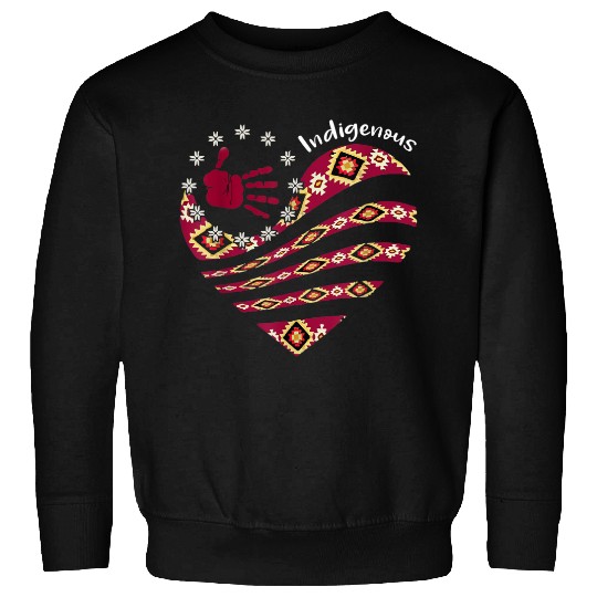 Indigenous Woman Native American Strong Sweatshirt