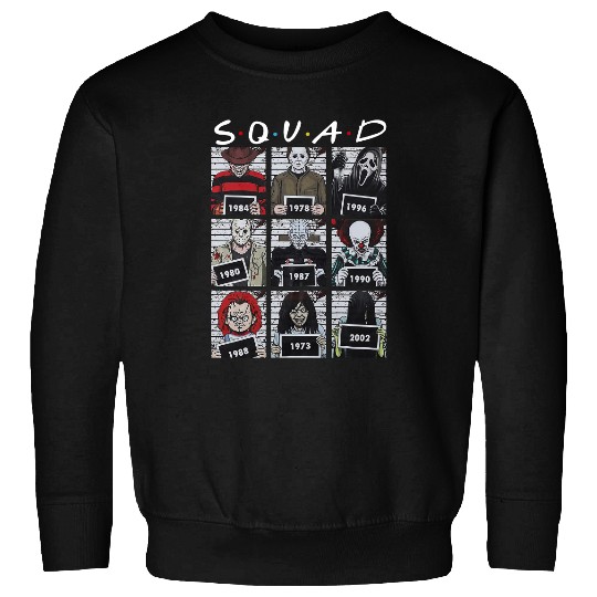 Halloween Squad Horror Movie Sweatshirt