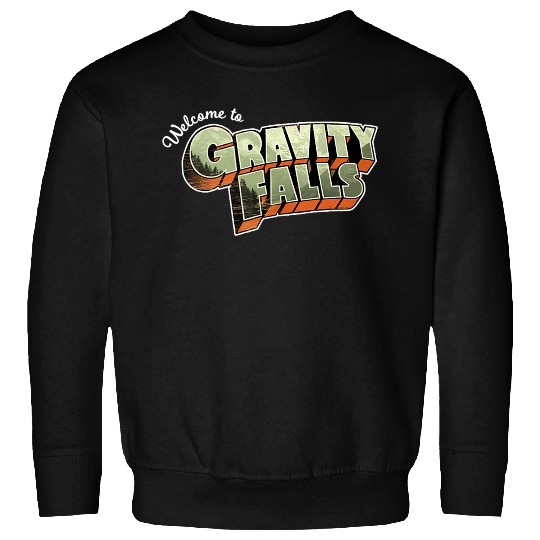 Disneyss Gravity Falls Welcome To Gravity Falls Logo Sweatshirts