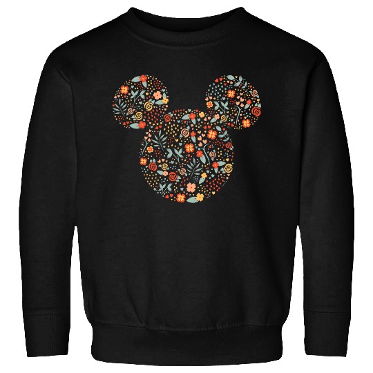 Disney Mickey Mouse Spring Head Icon Springtime Sweatshirts