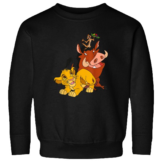 Disneyss The Lion King Young Simba Timon And Pumbaa Sweatshirts