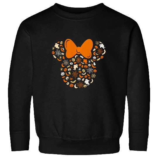 disney minnie mouse halloween ghosts pumpkins spiders sweat Sweatshirts